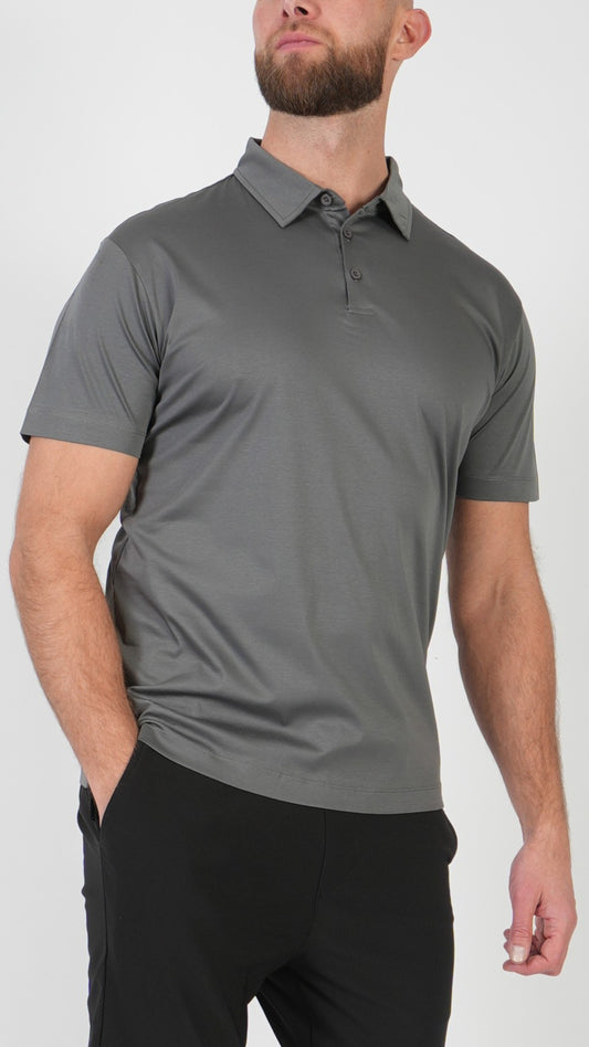 POLO • MANICA CORTA • GRIGIO