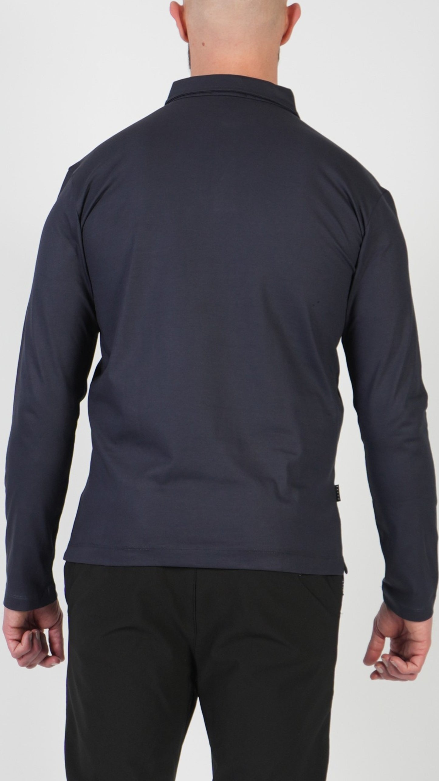 POLO • MANICA LUNGA • BLU