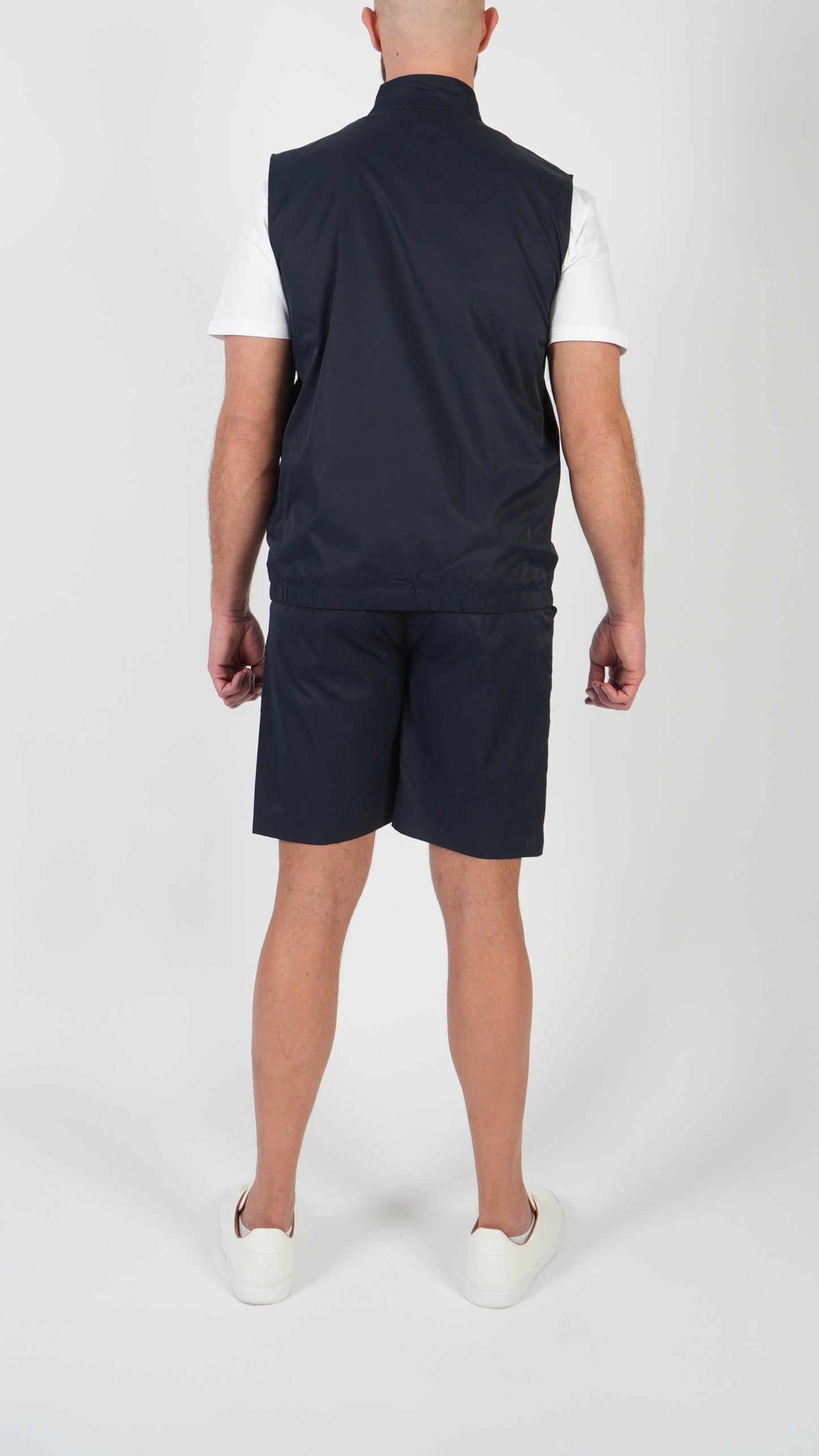 ENSEMBLE D'ÉTÉ • GILET + SHORT • BLEU