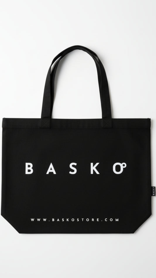 BASKO TOTE BAG • BLACK