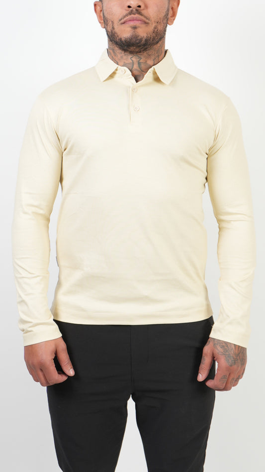 POLO • LONGSLEEVE • BEIGE