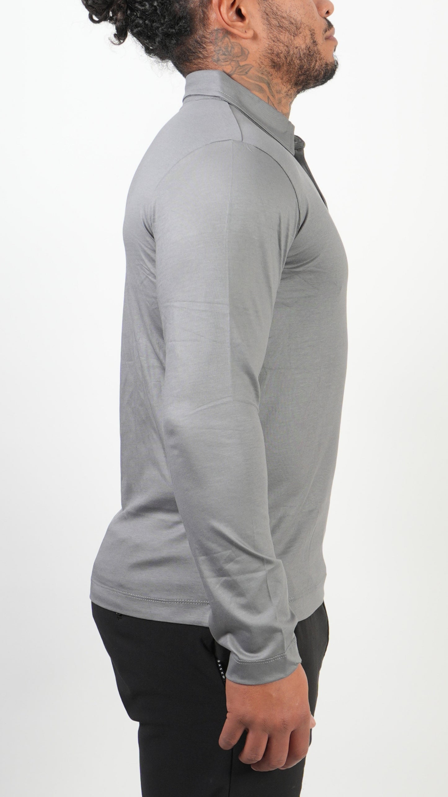 POLO • LONGSLEEVE • GREY