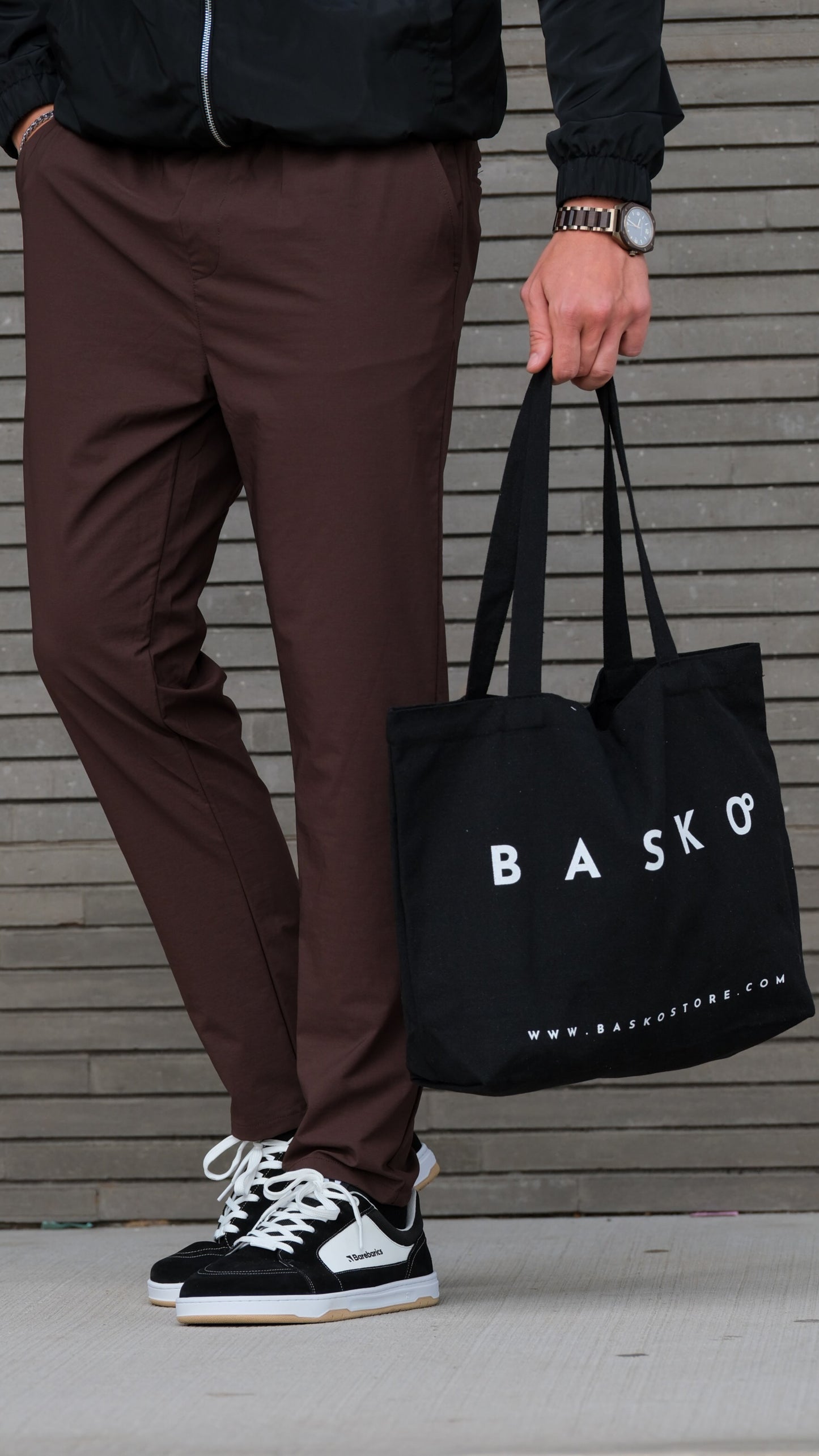 BASKO TOTE BAG • BLACK