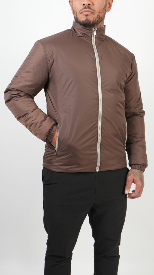 REVERSIBLE JACKET • BROWN