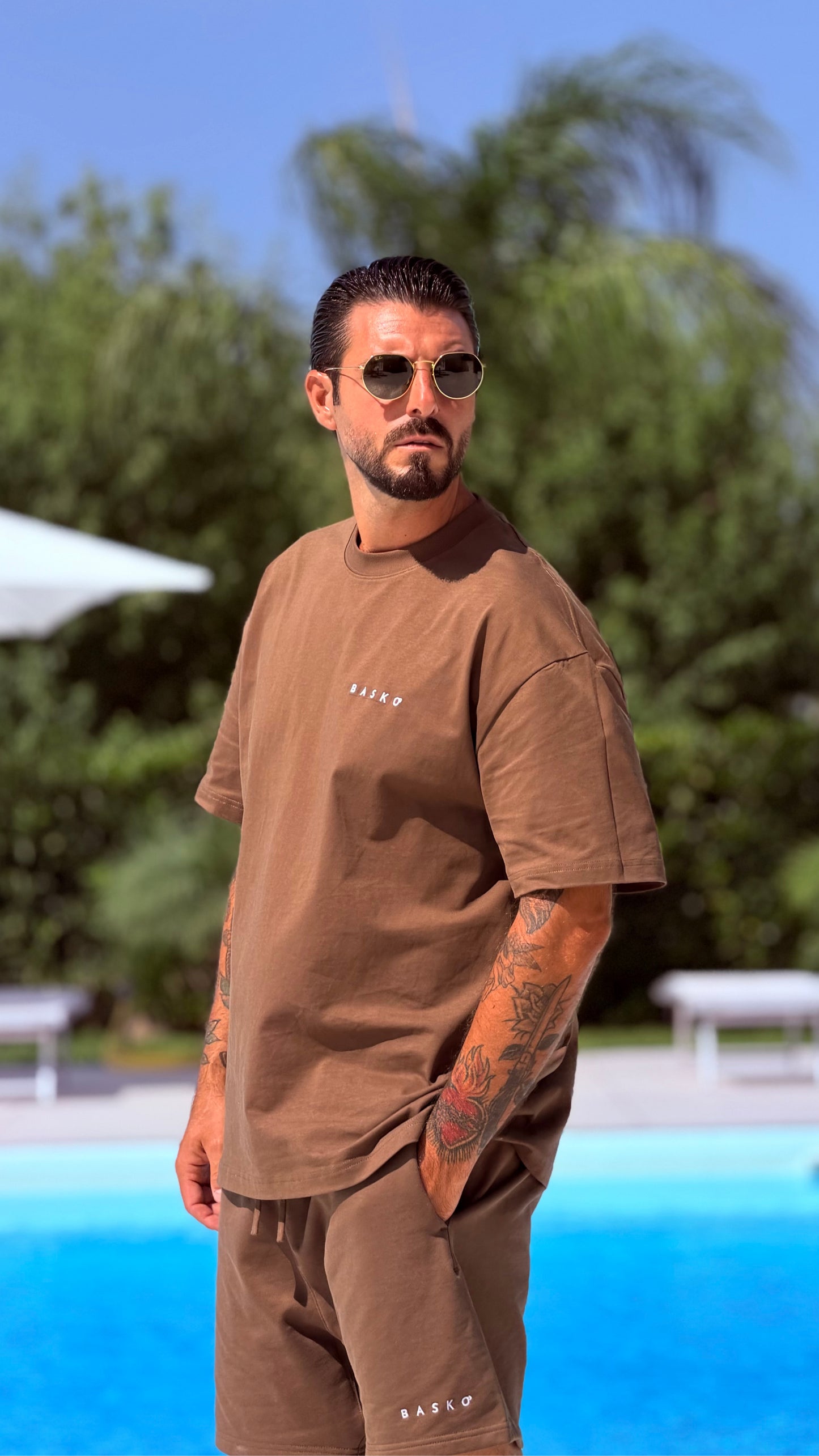 BASKO LOGO • SUMMERSET • BROWN