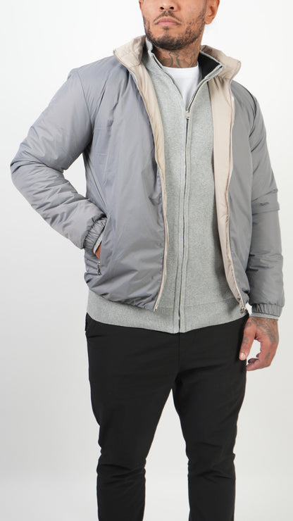 GIACCA REVERSIBILE • GRIGIO