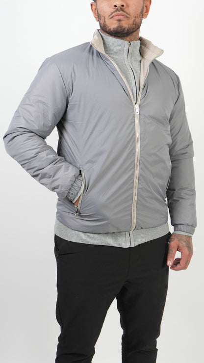 GIACCA REVERSIBILE • GRIGIO