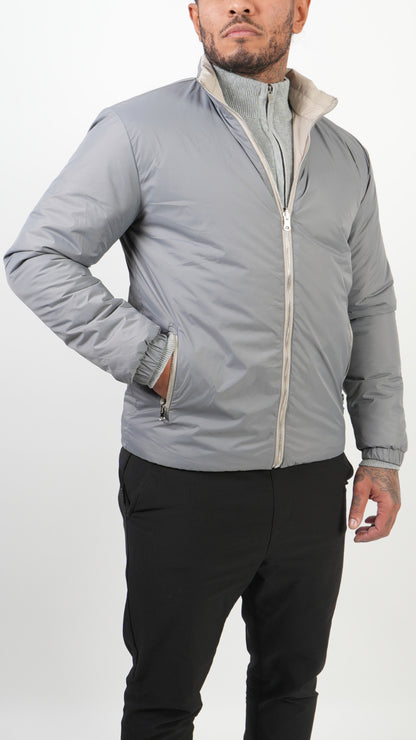 GIACCA REVERSIBILE • GRIGIO