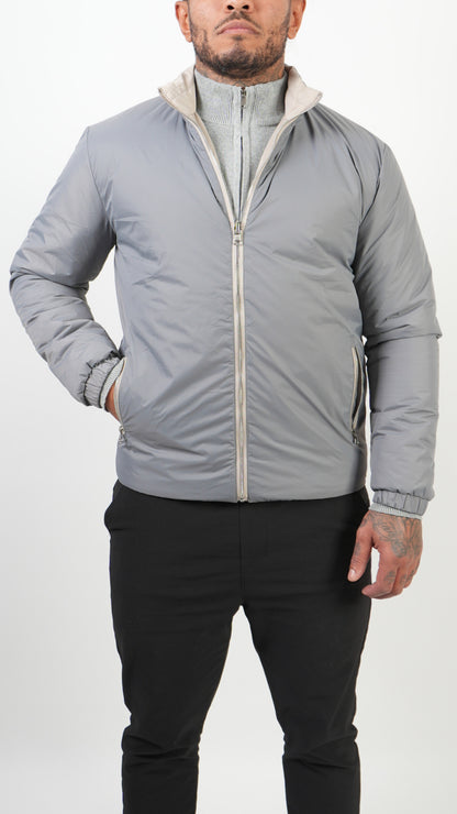 GIACCA REVERSIBILE • GRIGIO