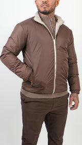 GIACCA REVERSIBILE • MARRONE