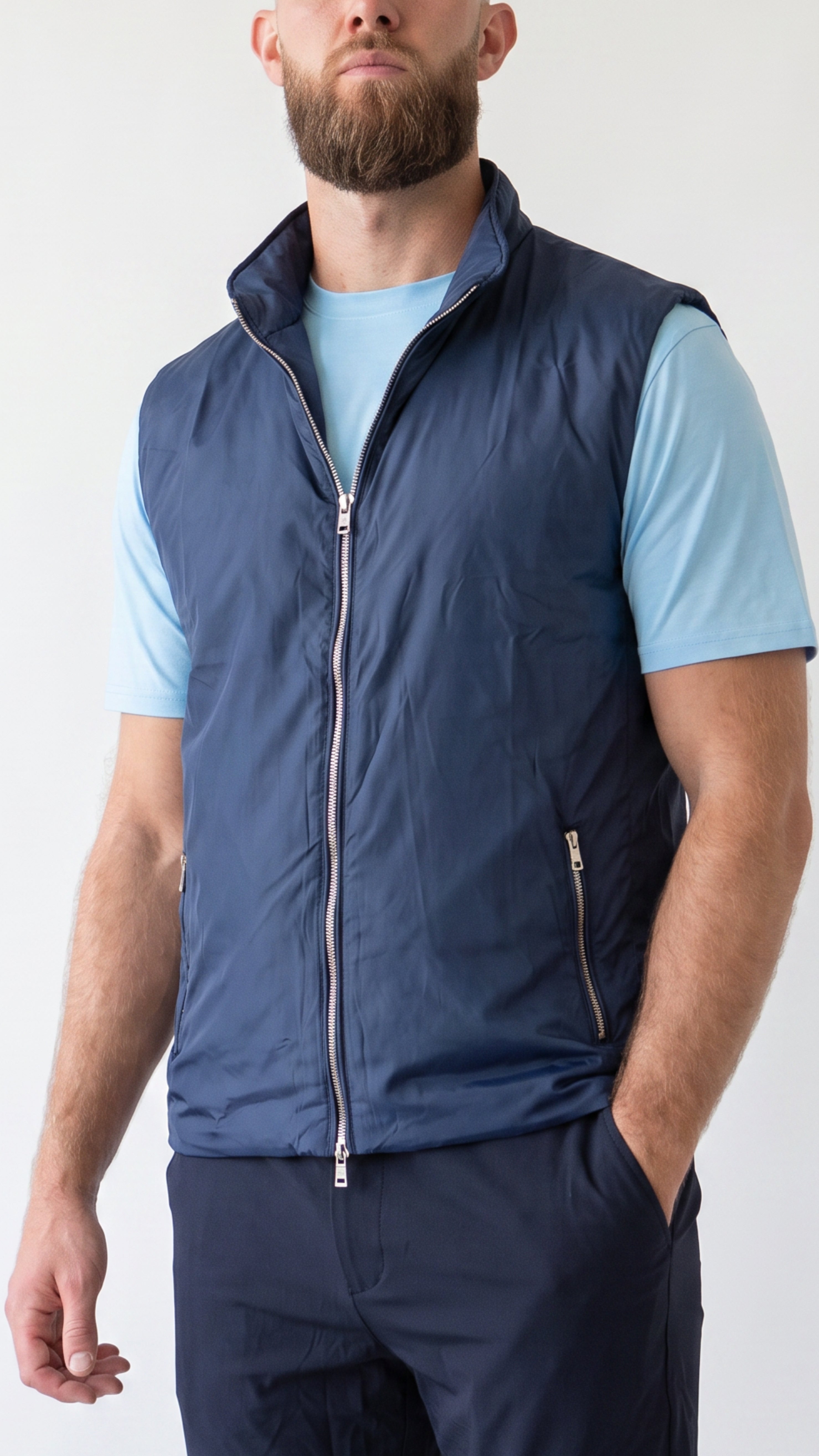 BODYWARMER • SLIM FIT • BLUE