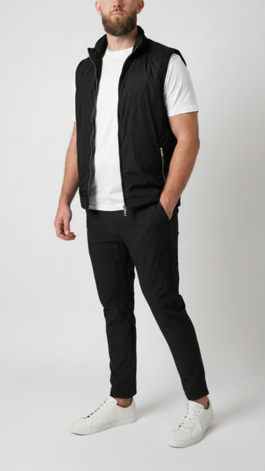BODYWARMER • SLIM FIT • BLACK