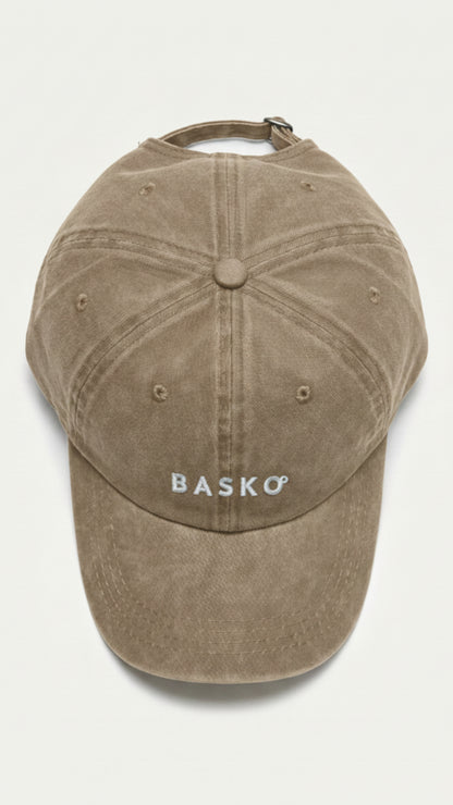 BASKO LOGO CAP • BEIGE