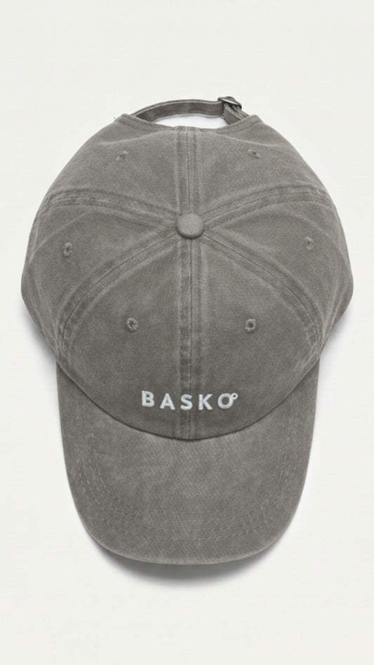 BASKO LOGO CAP • GREY