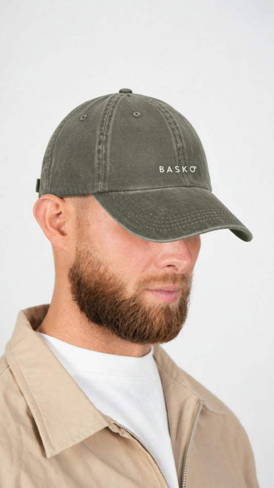 BASKO LOGO CAP • OLIVE