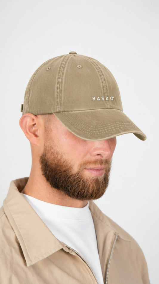 BASKO LOGO CAP • BEIGE