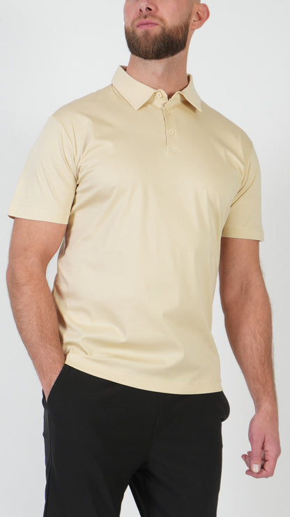 POLO • MANICA CORTA • BEIGE