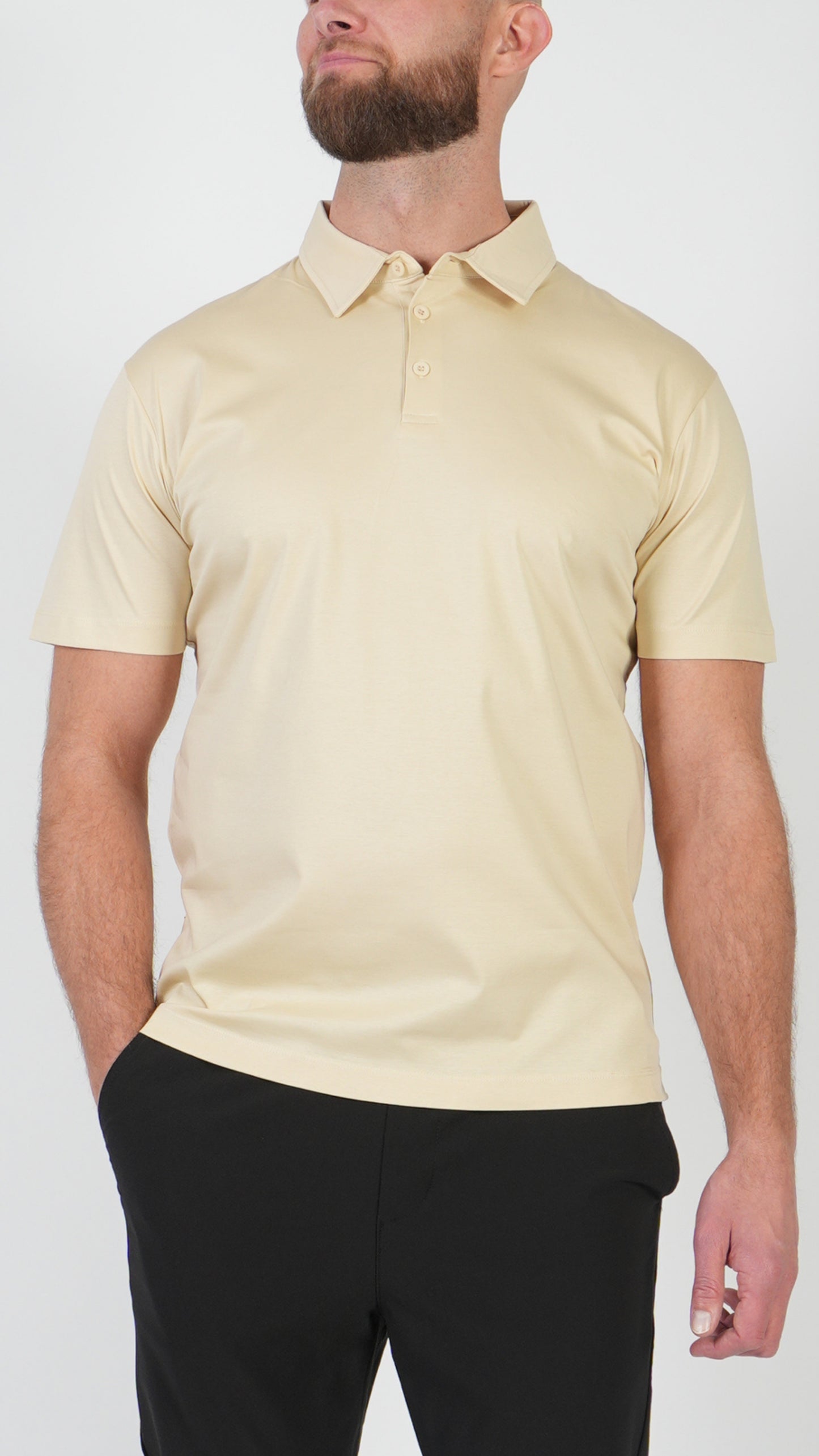 POLO • MANICA CORTA • BEIGE