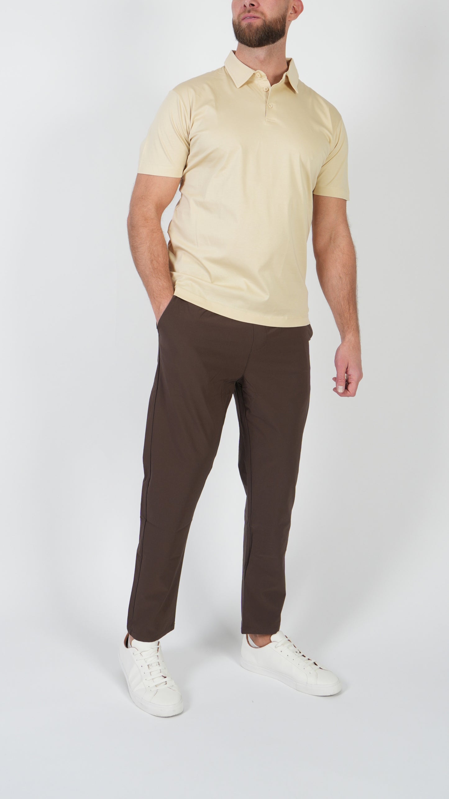 POLO • MANICA CORTA • BEIGE
