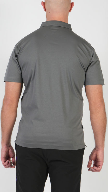 POLO • MANICA CORTA • GRIGIO