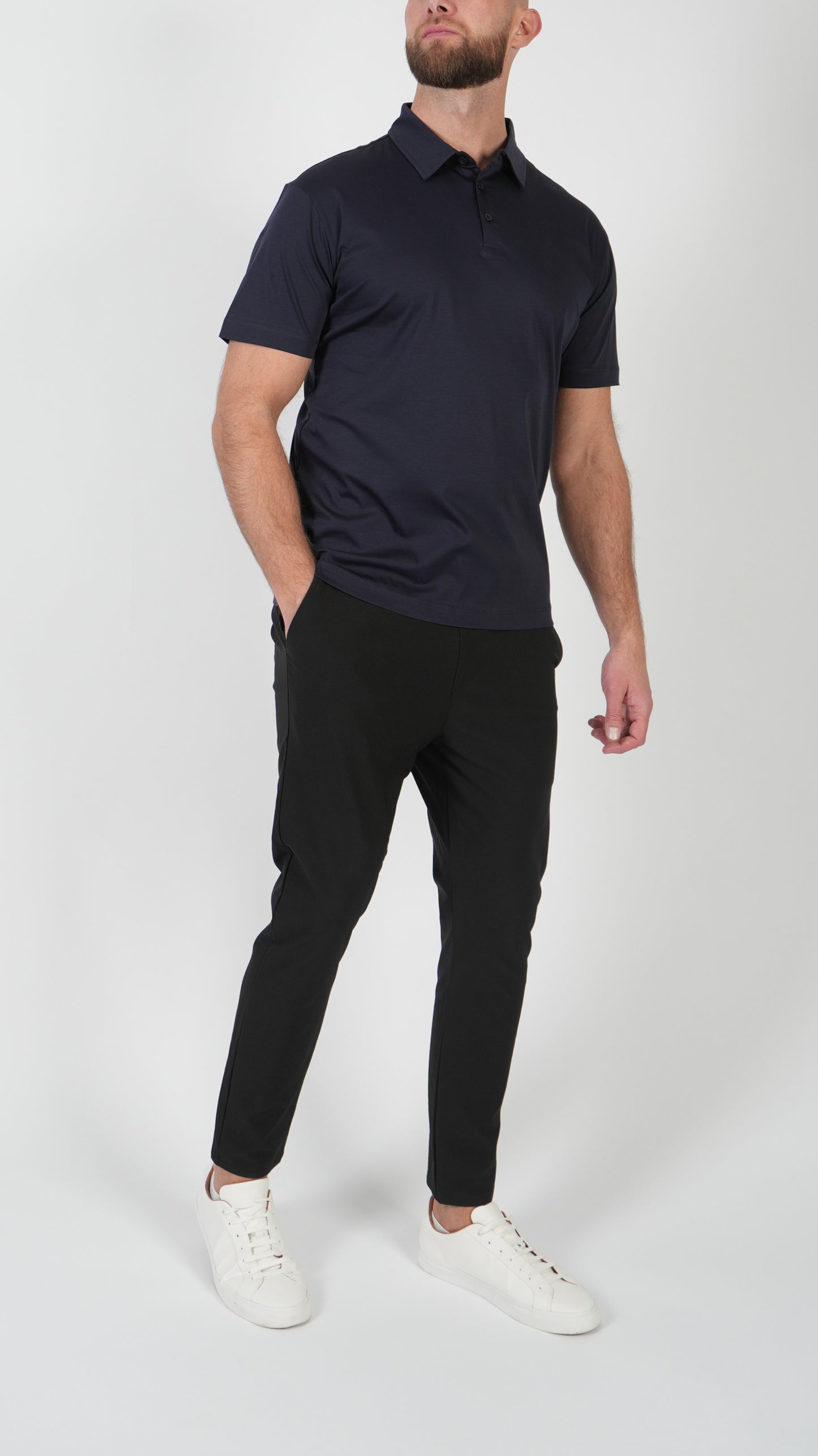 POLO • MANICA CORTA • BLU