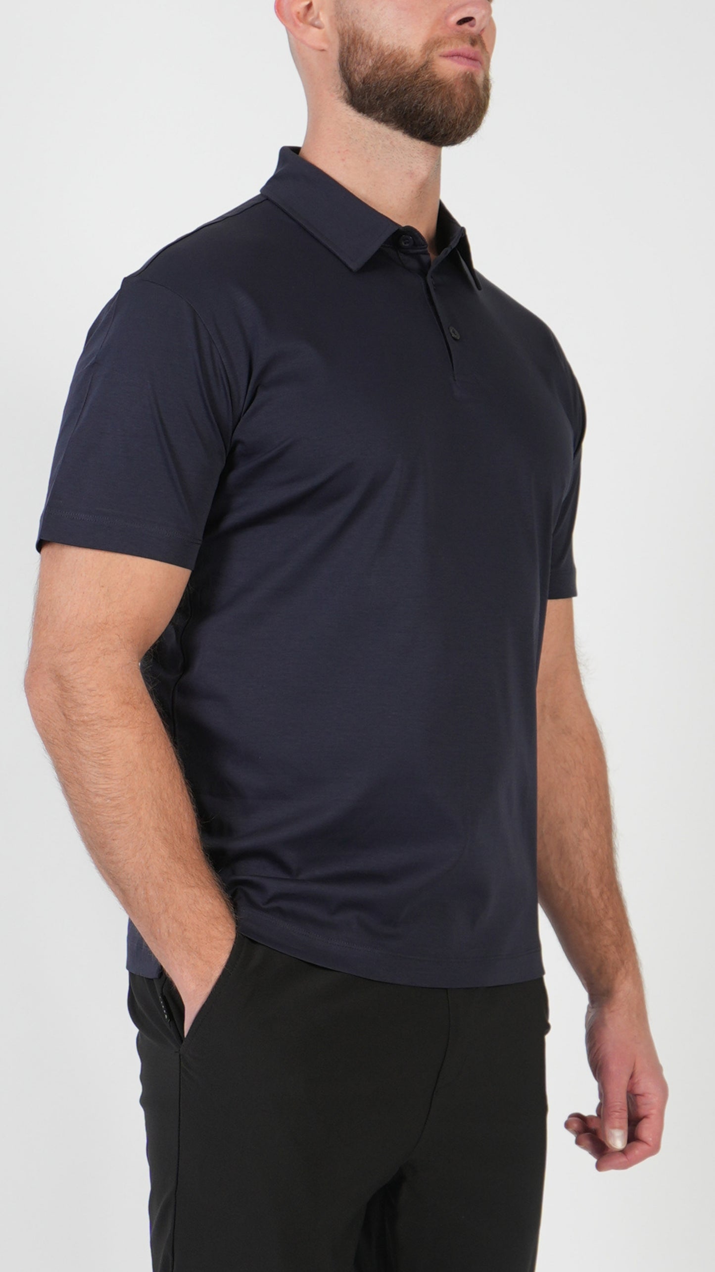 POLO • MANICA CORTA • BLU