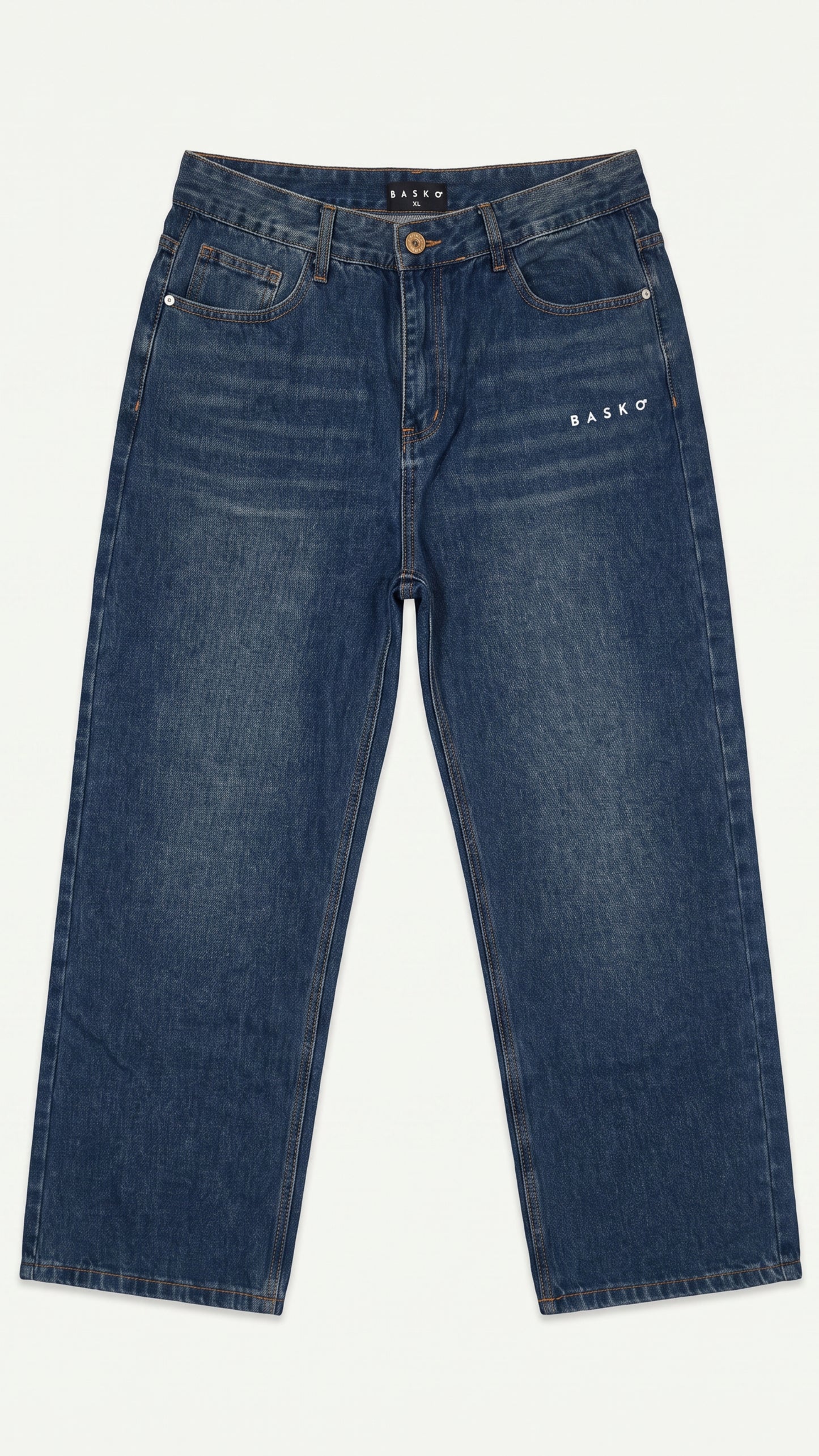 LOGO BASKO • JEANS • BLU