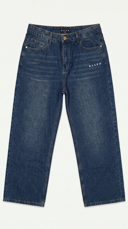 LOGO BASKO • JEANS • BLU