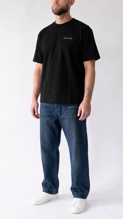 LOGO BASKO • JEANS • BLU
