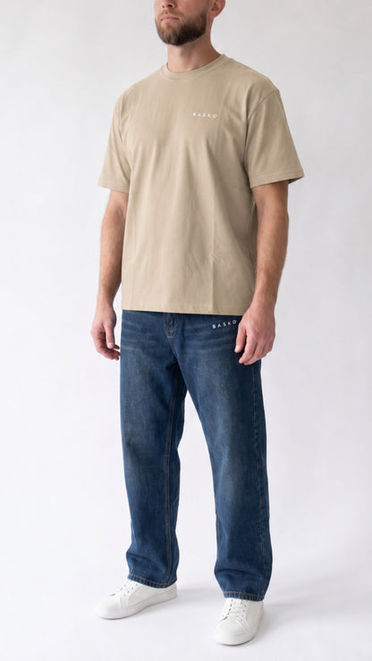 LOGO BASKO • JEANS • BLU