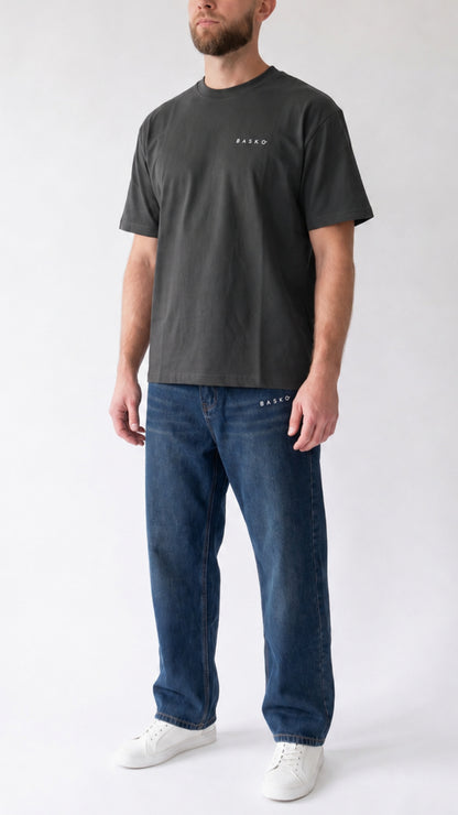 LOGO BASKO • JEANS • BLU