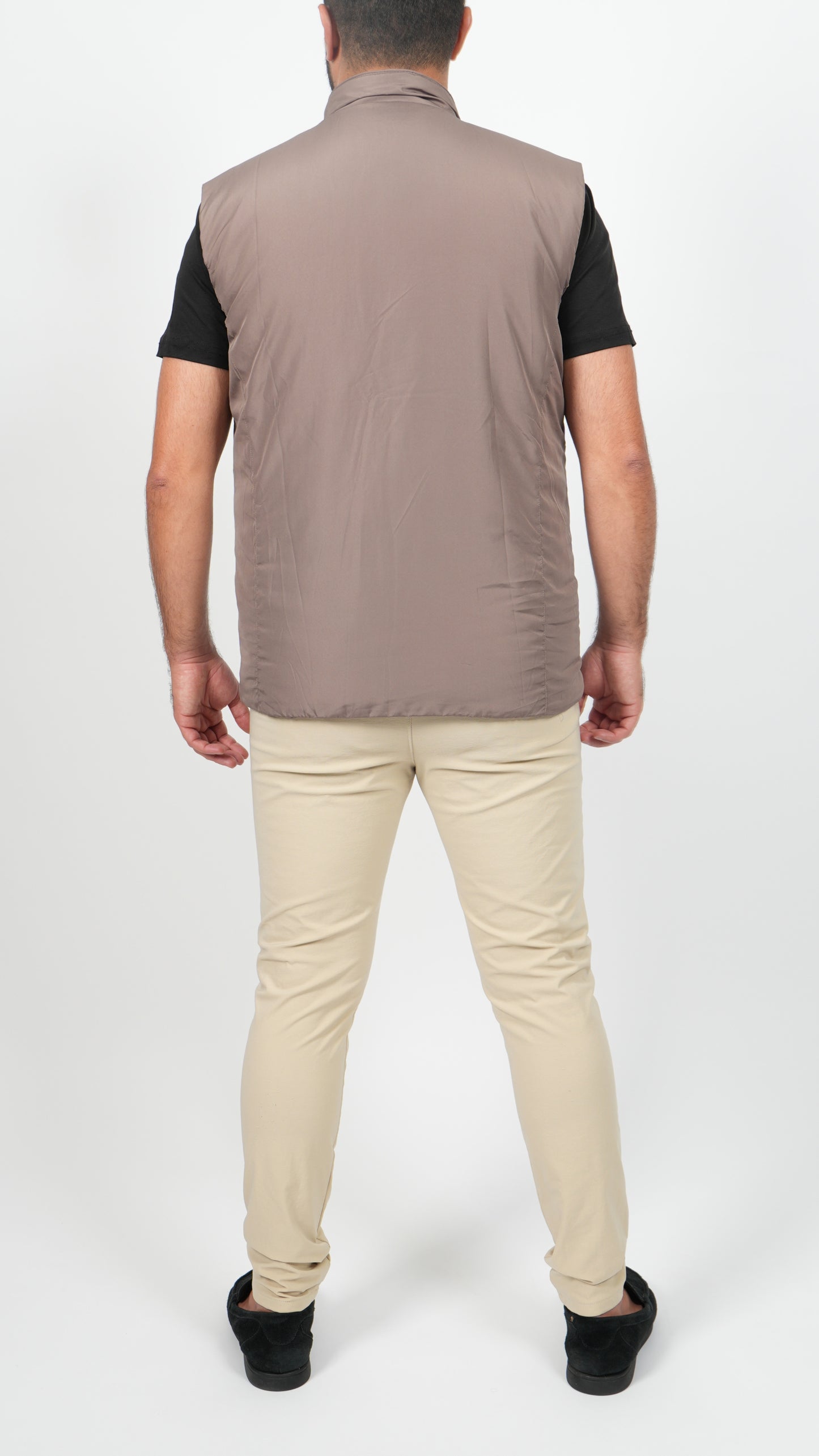 BODYWARMER • SLIM FIT • TAUPE