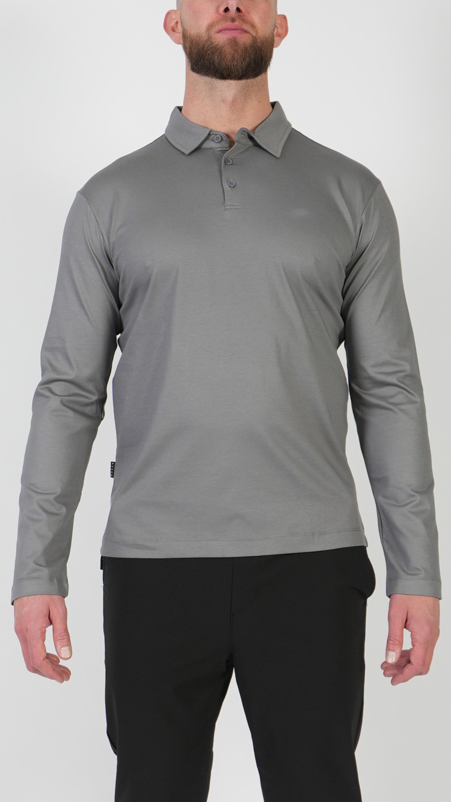 POLO • LANGARM • GRIGIO