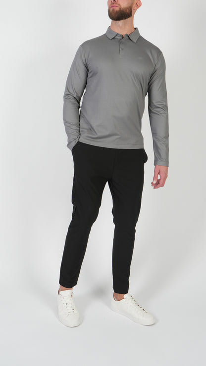 POLO • LANGARM • GRIGIO