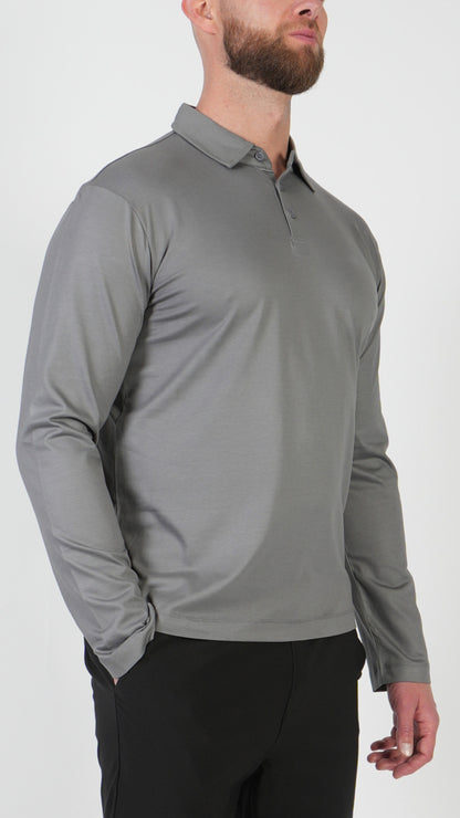 POLO • LANGARM • GRIGIO