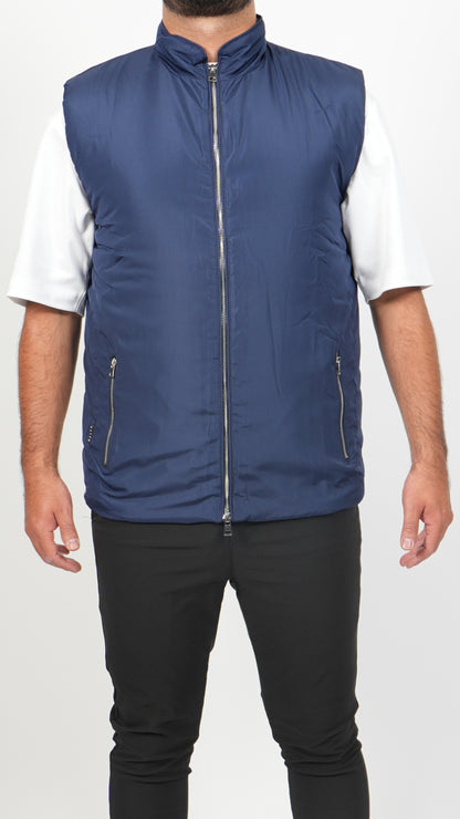 BODYWARMER • SLIM FIT • BLAUW