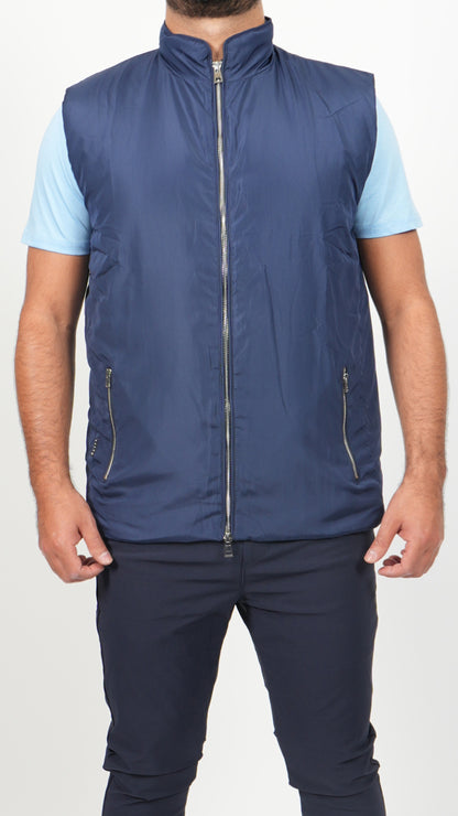 BODYWARMER • SLIM FIT • BLAUW