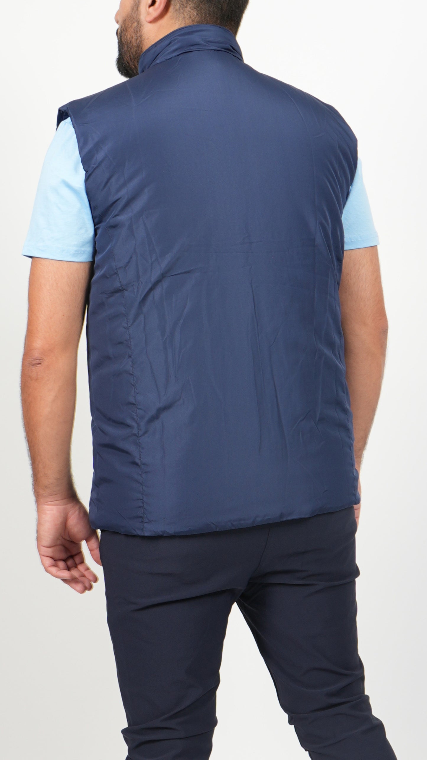 BODYWARMER • SLIM FIT • BLAUW