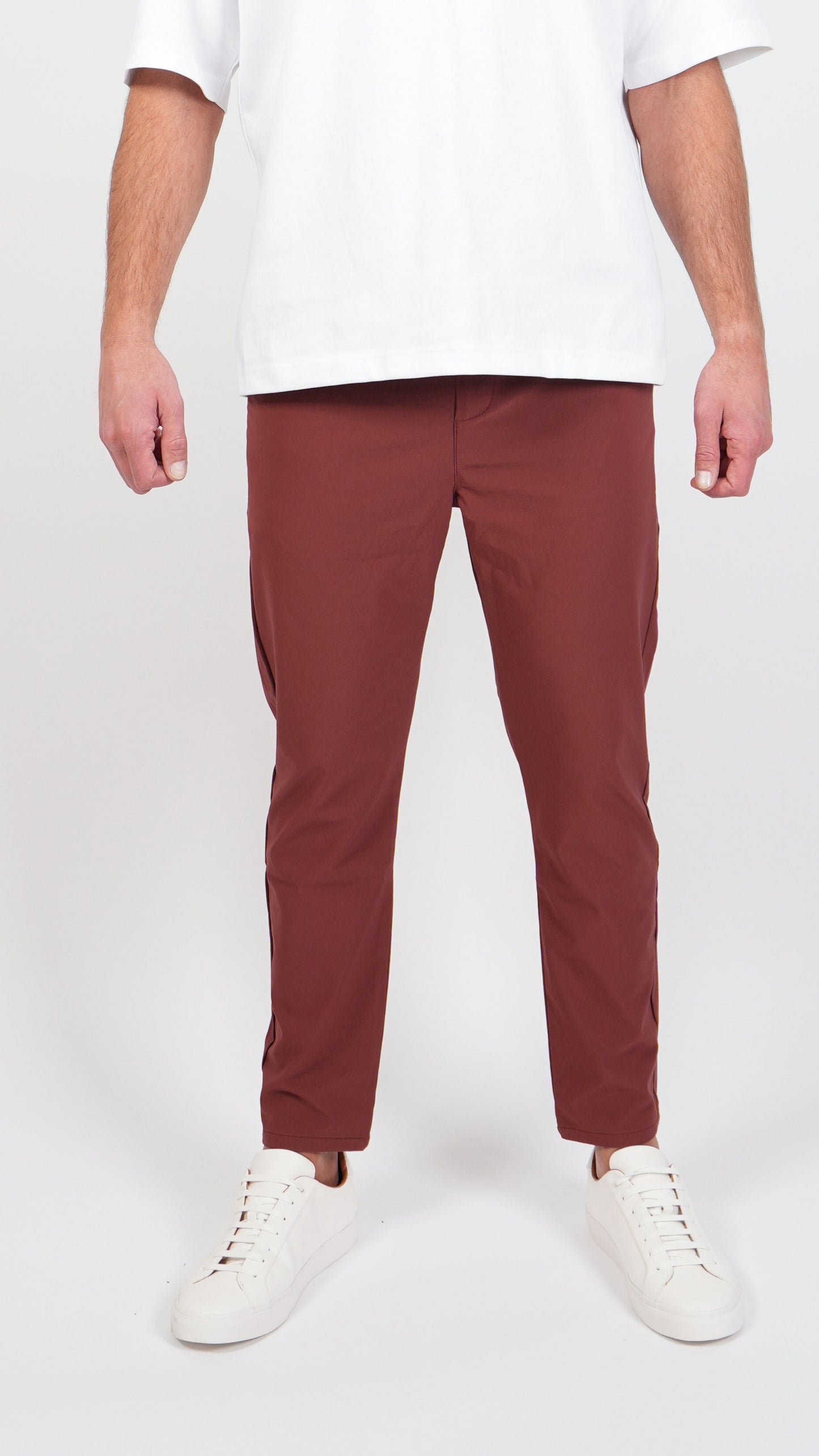 AURA • PANTS • BURGUNDY