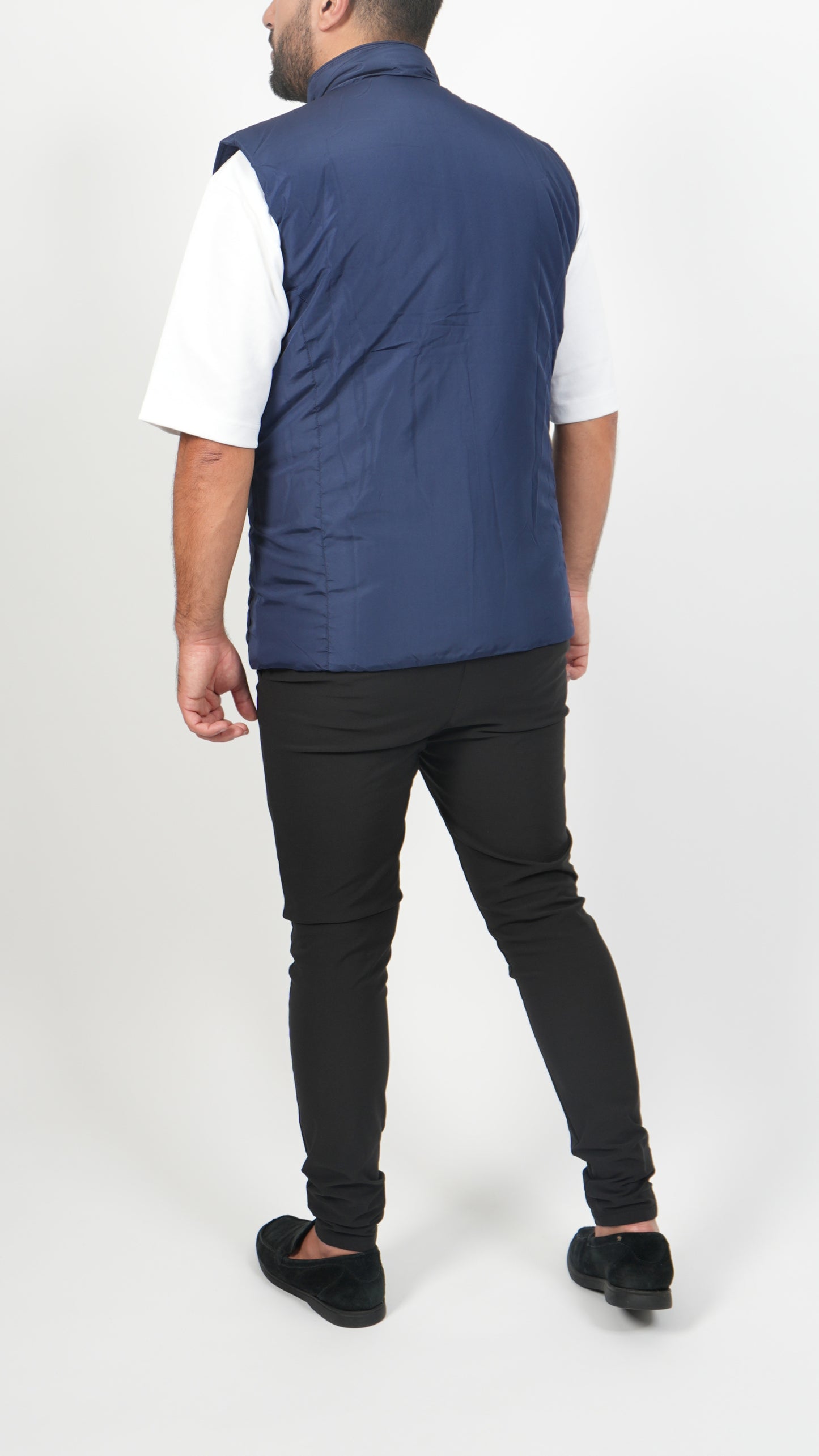 BODYWARMER • SLIM FIT • BLAUW