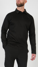 POLO • LONGSLEEVE • BLACK