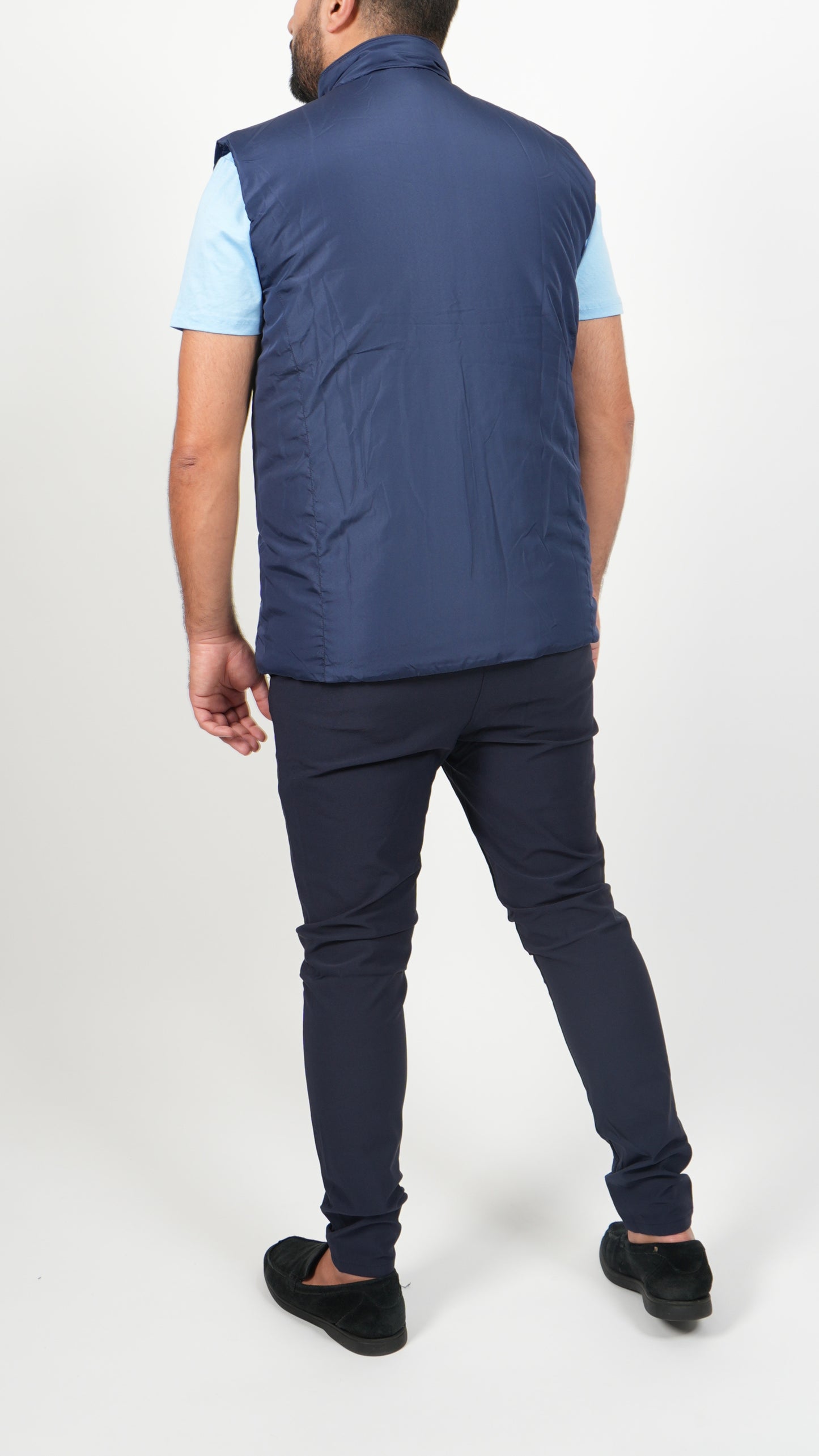BODYWARMER • SLIM FIT • BLAUW