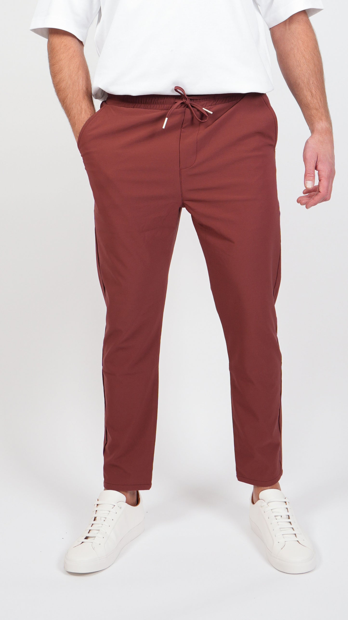 AURA • PANTS • BURGUNDY