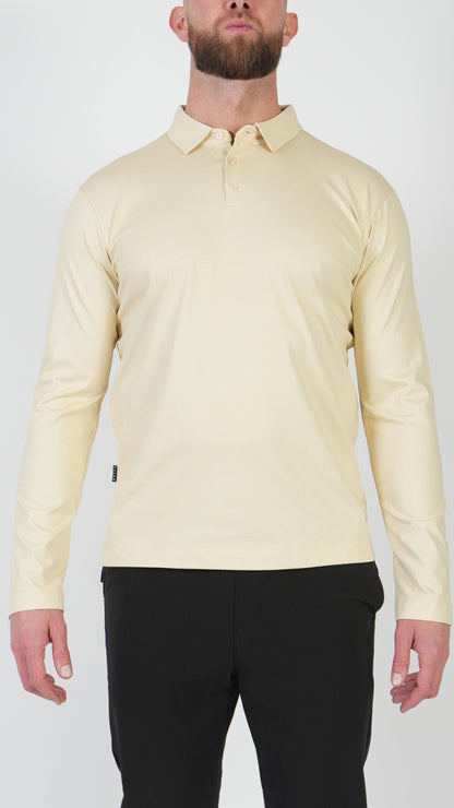 POLO • LONGSLEEVE • BEIGE
