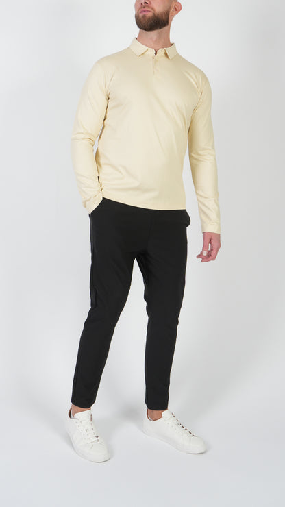 POLO • LONGSLEEVE • BEIGE