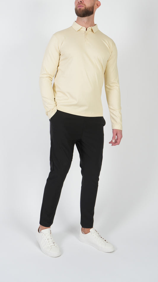 POLO • LONGSLEEVE • BEIGE