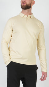 POLO • LONGSLEEVE • BEIGE