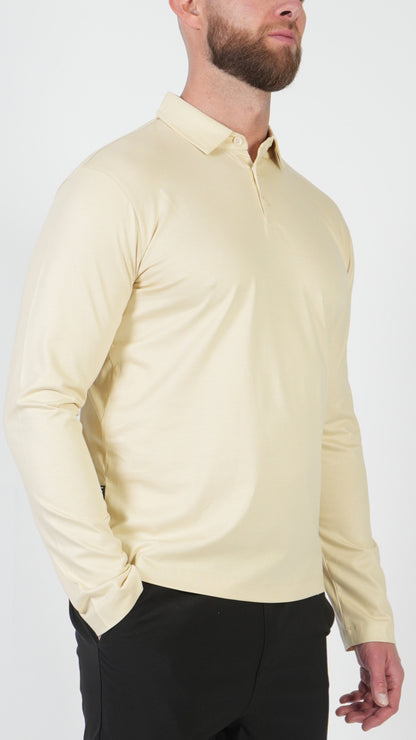 POLO • LONGSLEEVE • BEIGE