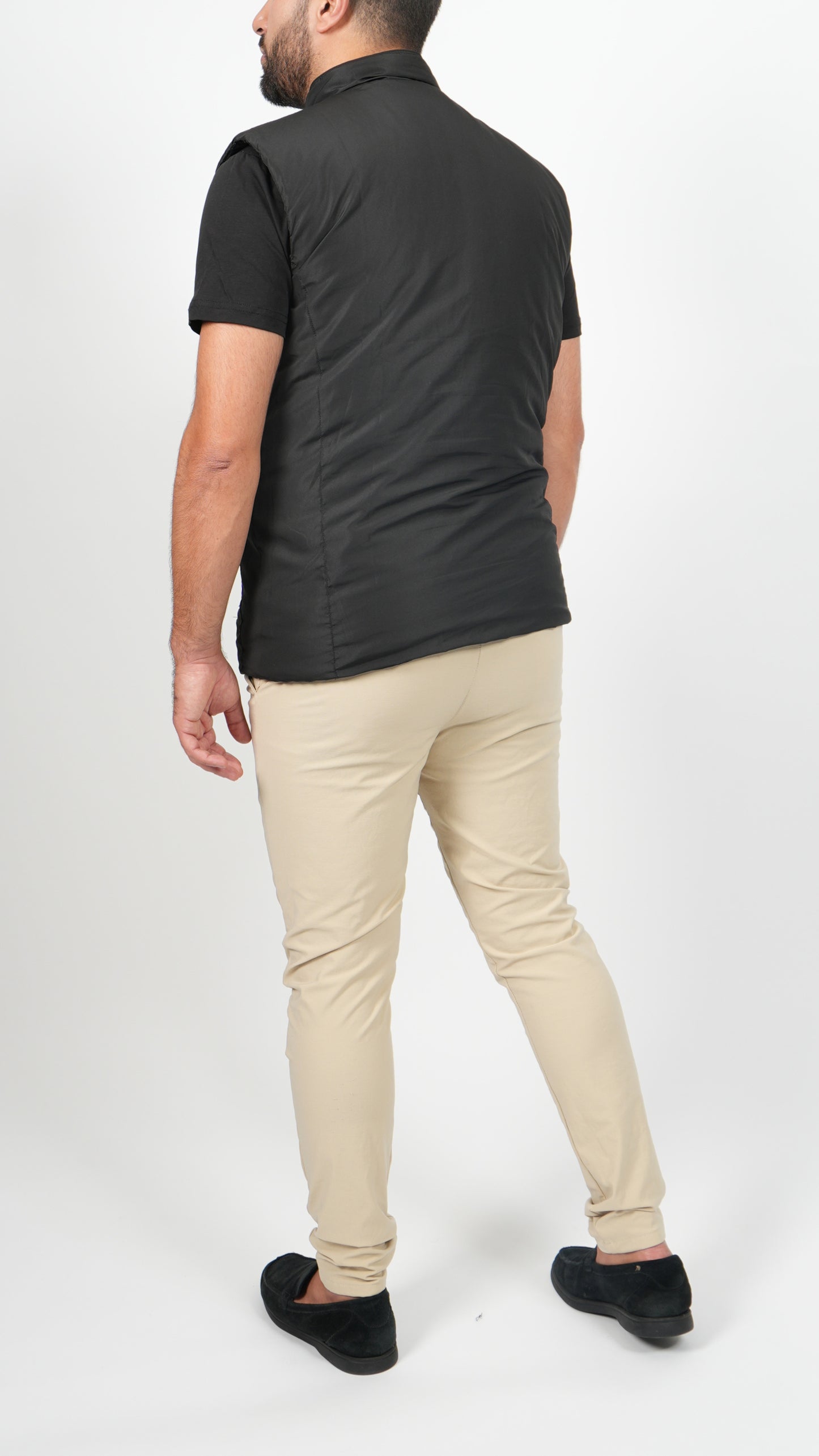 BODYWARMER • SLIM FIT • ZWART
