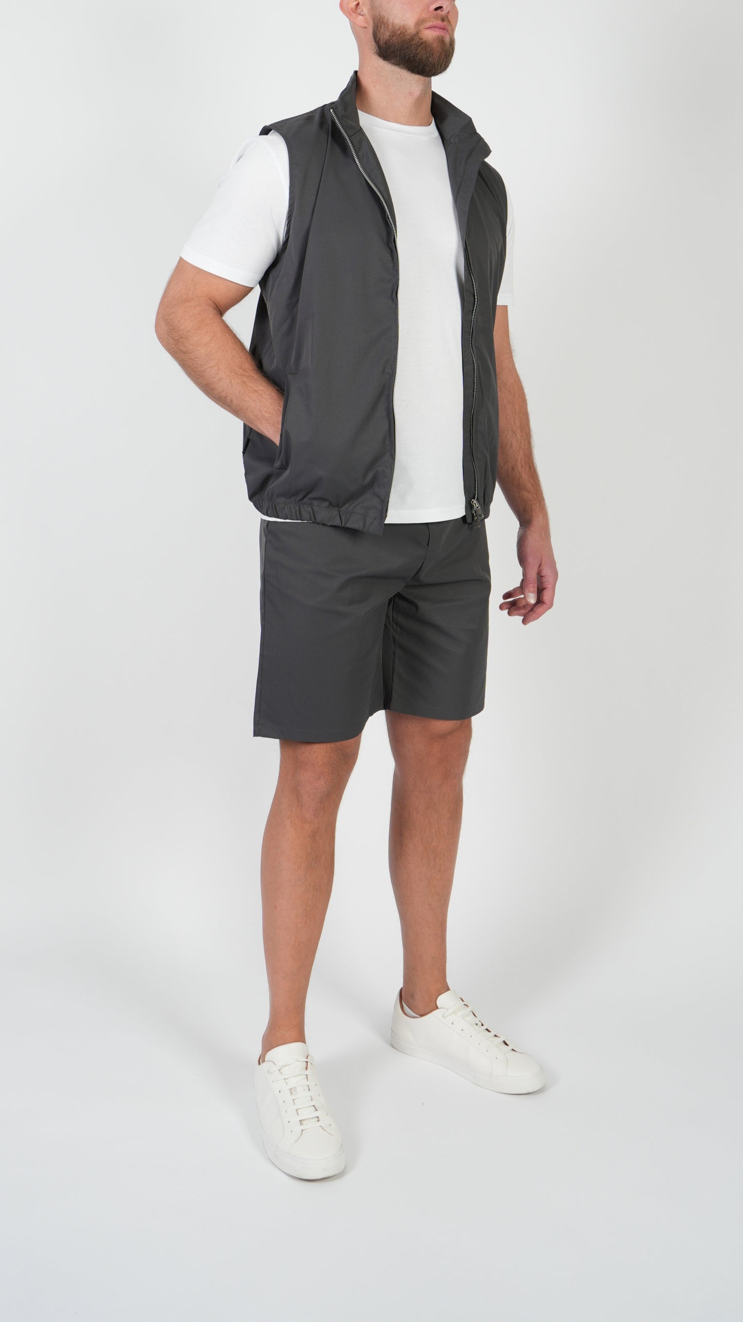 SOMMERSET • WEITE + SHORTS • GRAU
